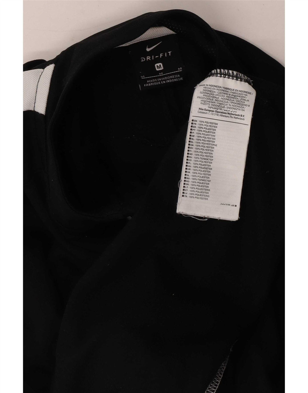 Nike Herre Dri Fit træningsdragt Topjakke Medium Sort Colourblock Polyester