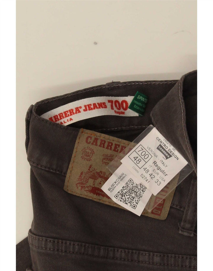 Carrera Herre 700 Regular Fit Straight Jeans W33 L34 Grå Bomuld
