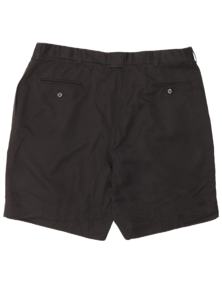 DOCKERS Herre Golf Pegged Chino Shorts W40 XL Sort Polyester