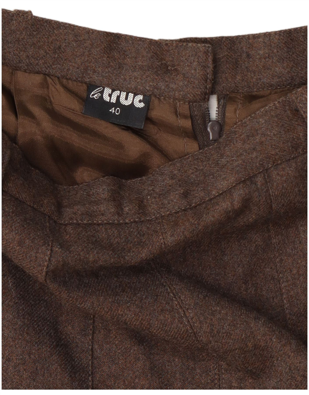 LE TRUC Womens High Waist Cullotes Shorts EU 40 Medium W27 Brun