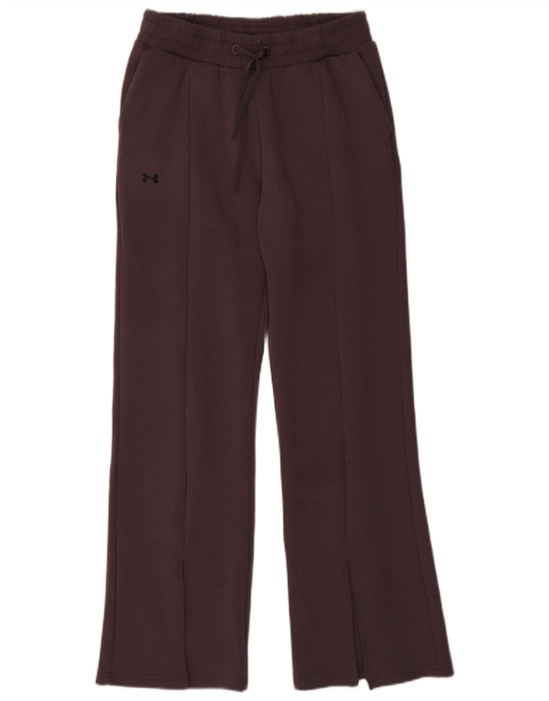 Under Armour Womens Wide Leg Træningsdragt Bukser UK 10 Small Brown Polyester