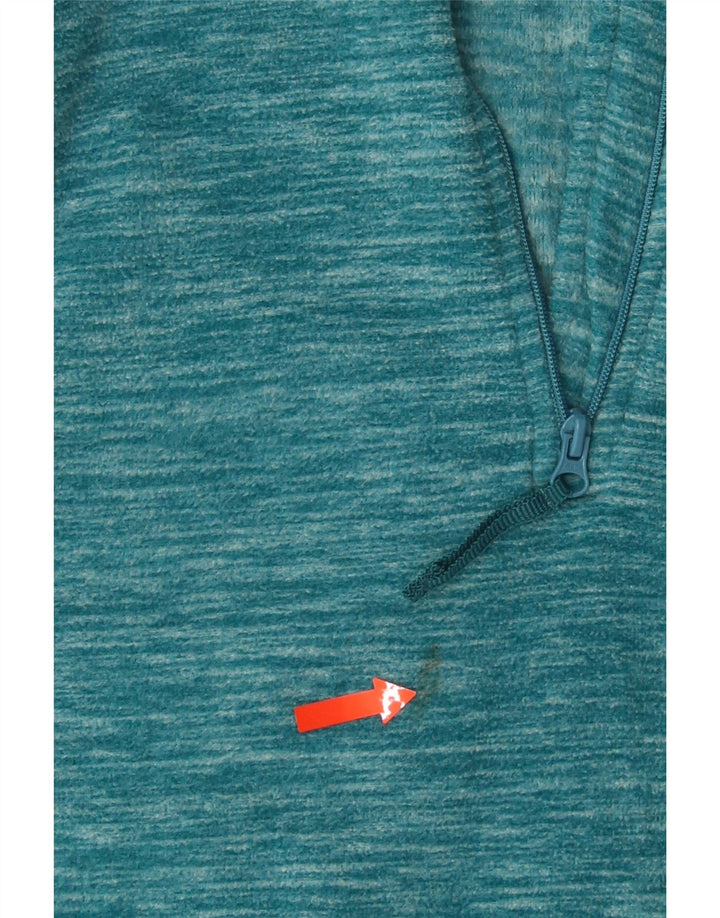 Mountain Warehouse Dame Fleece Jumper med lynlås DK 12 mellemblå Flecked