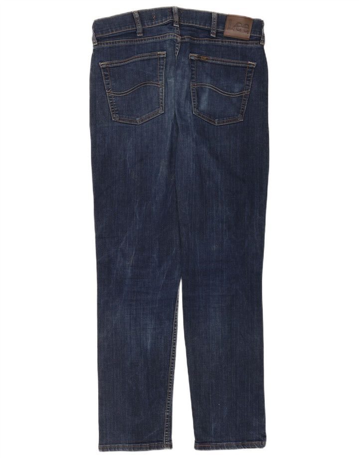 Lee Slim Jeans til mænd W34 L32 blå bomuld