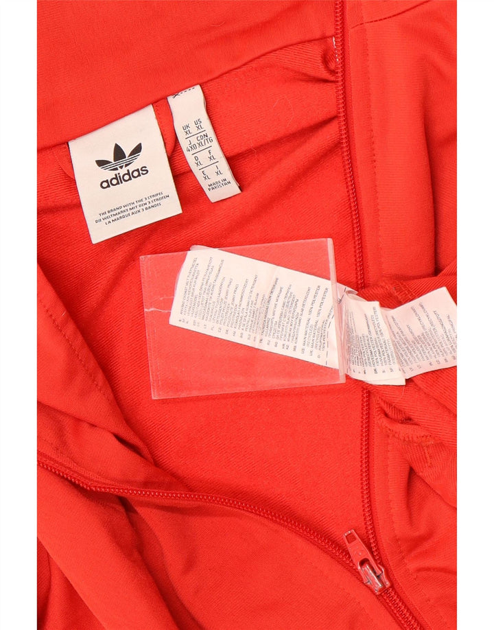 Adidas Træningsdragt til mænd Topjakke XL Rød Polyester
