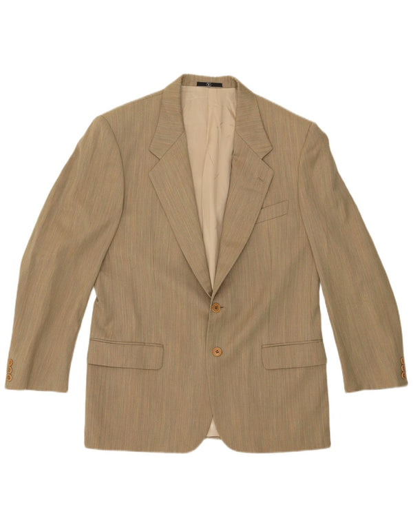 Valentino Herre 2-knap 2-delt jakkesæt UK 42 XL W38 L28 Beige