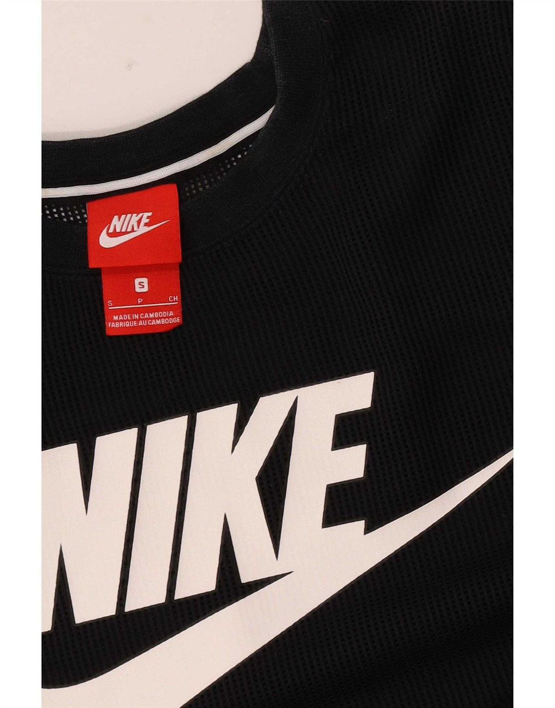 Nike Herre grafisk vest Top Lille sort nålestribe