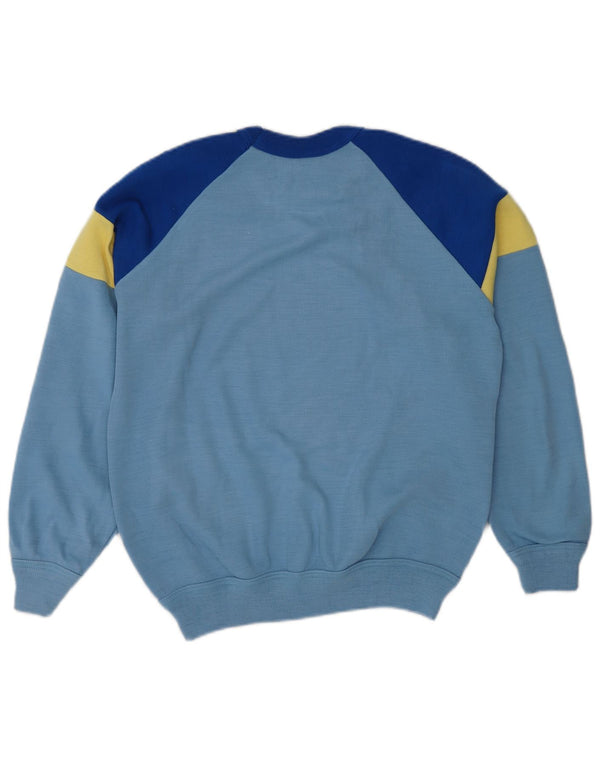 ROBY Dame Sweatshirt Jumper IT 44 Medium Blue Colourblock