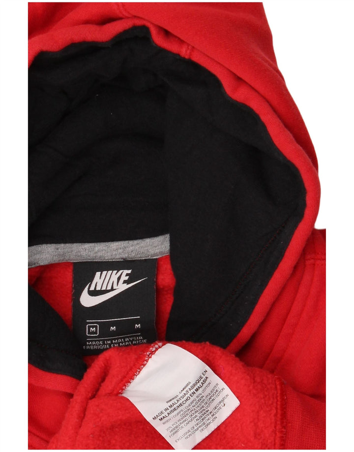 Nike grafisk hættetrøje til mænd Medium rød bomuld