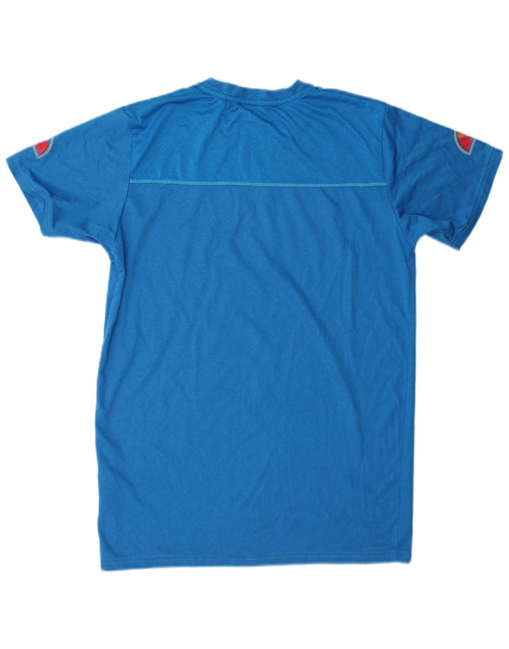 Ellesse Herre Grafisk T-Shirt Top XS Blå Polyester