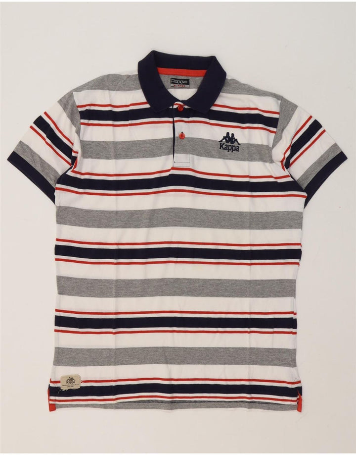 Kappa herre poloshirt XL flerfarvet stribet