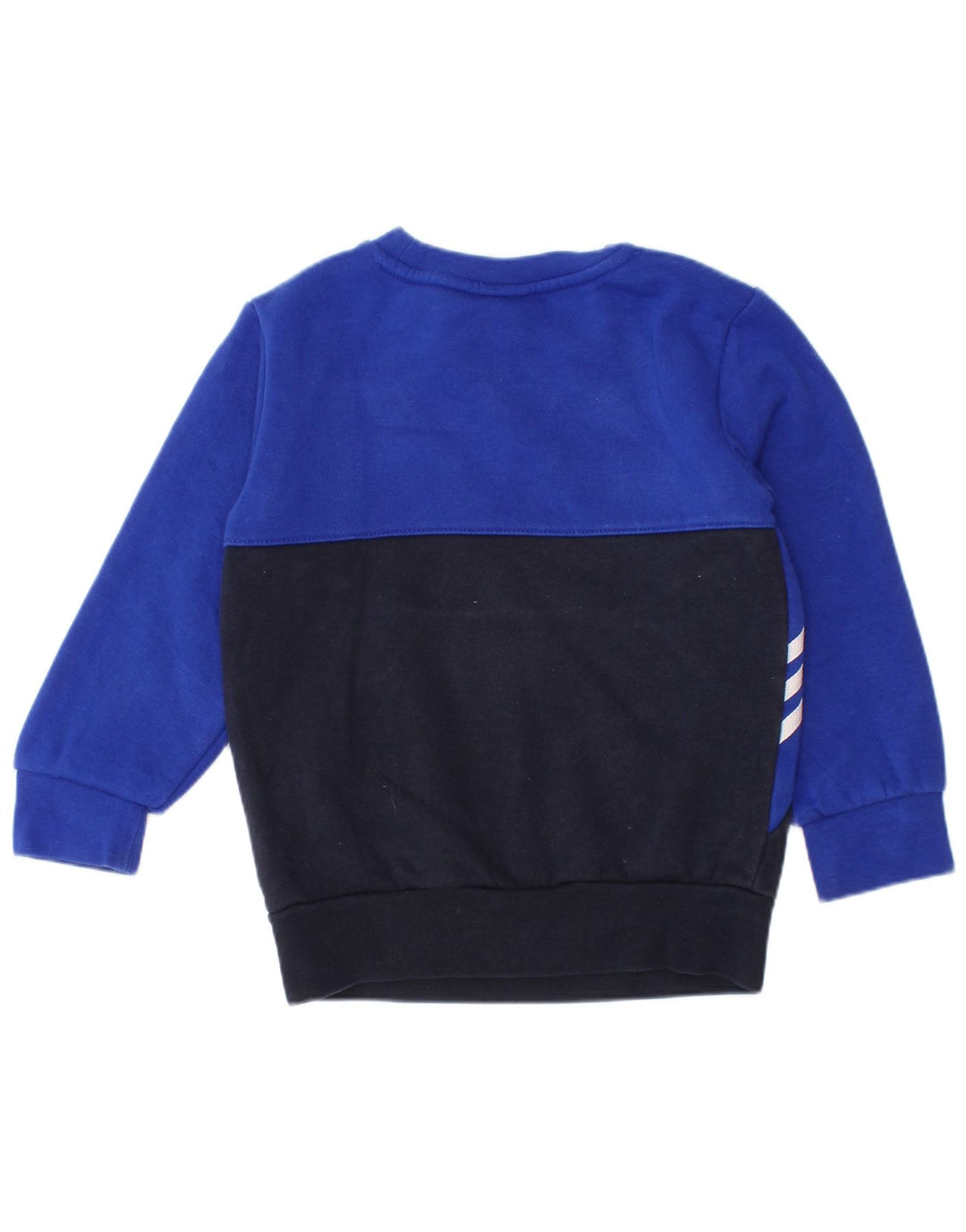 ADIDAS Grafisk Sweatshirt-trøje til baby drenge 18-24 måneder Blå Colourblock