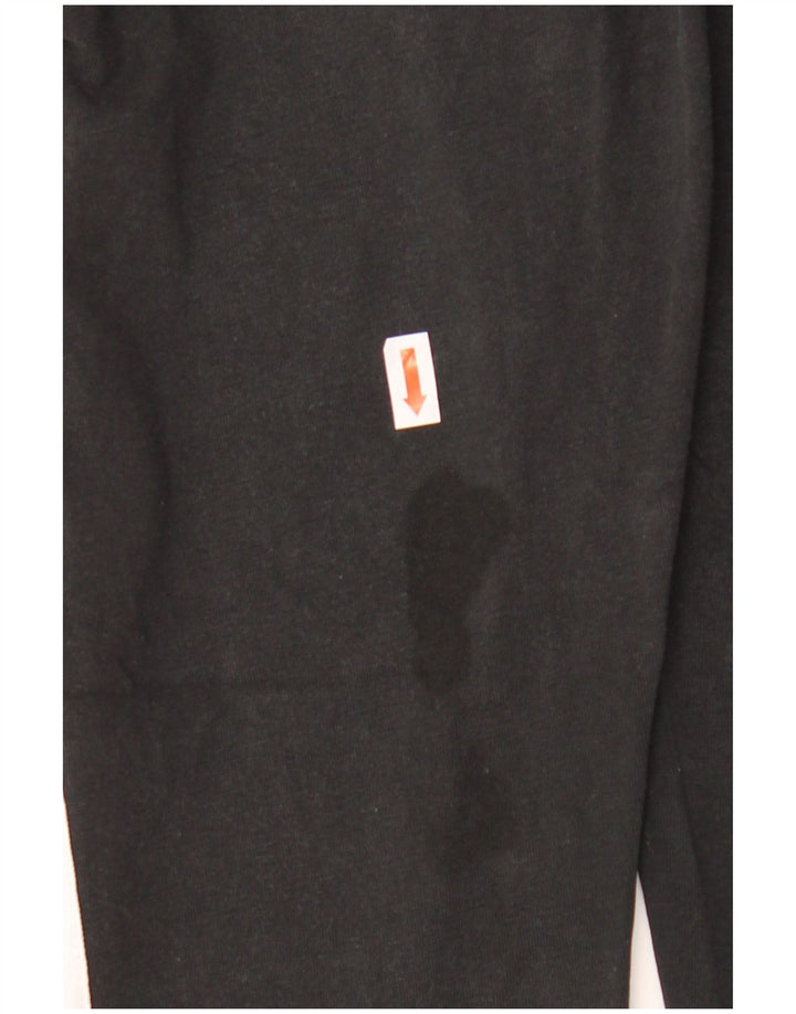 ADIDAS Dame Tight Fit Leggings UK 8/10 Small Black Bomuld