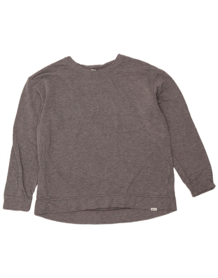 Orvis Dame Sweatshirt Jumper UK 14 Medium Grey Modal