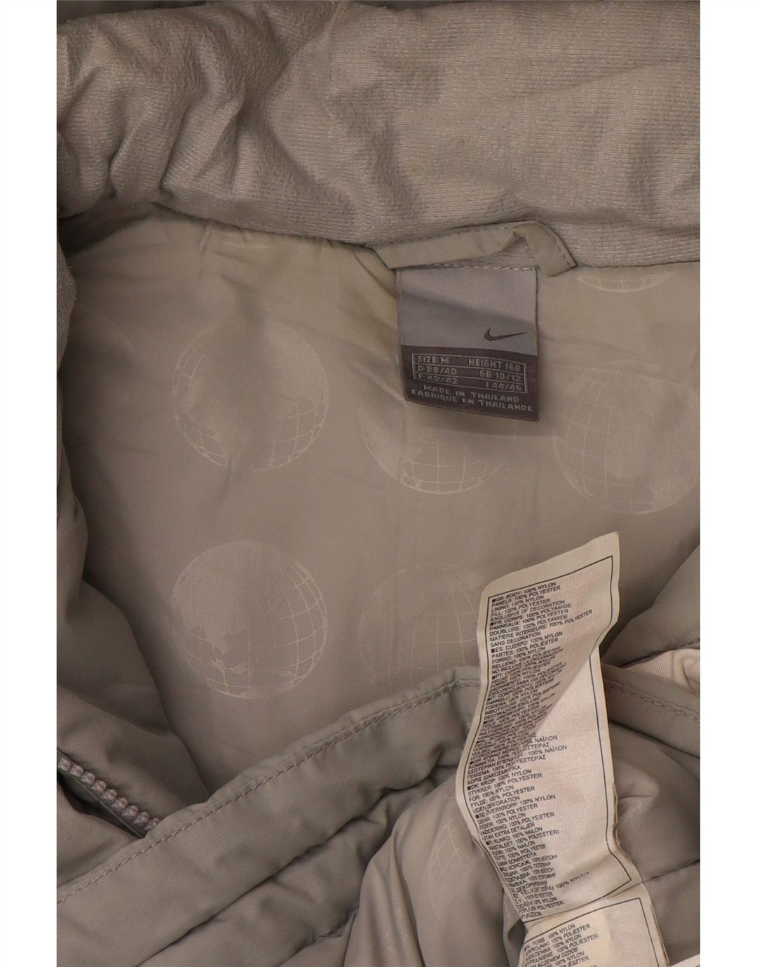 Adidas, polstret hættejakke til kvinder, UK 10/12 Medium Grey Colourblock