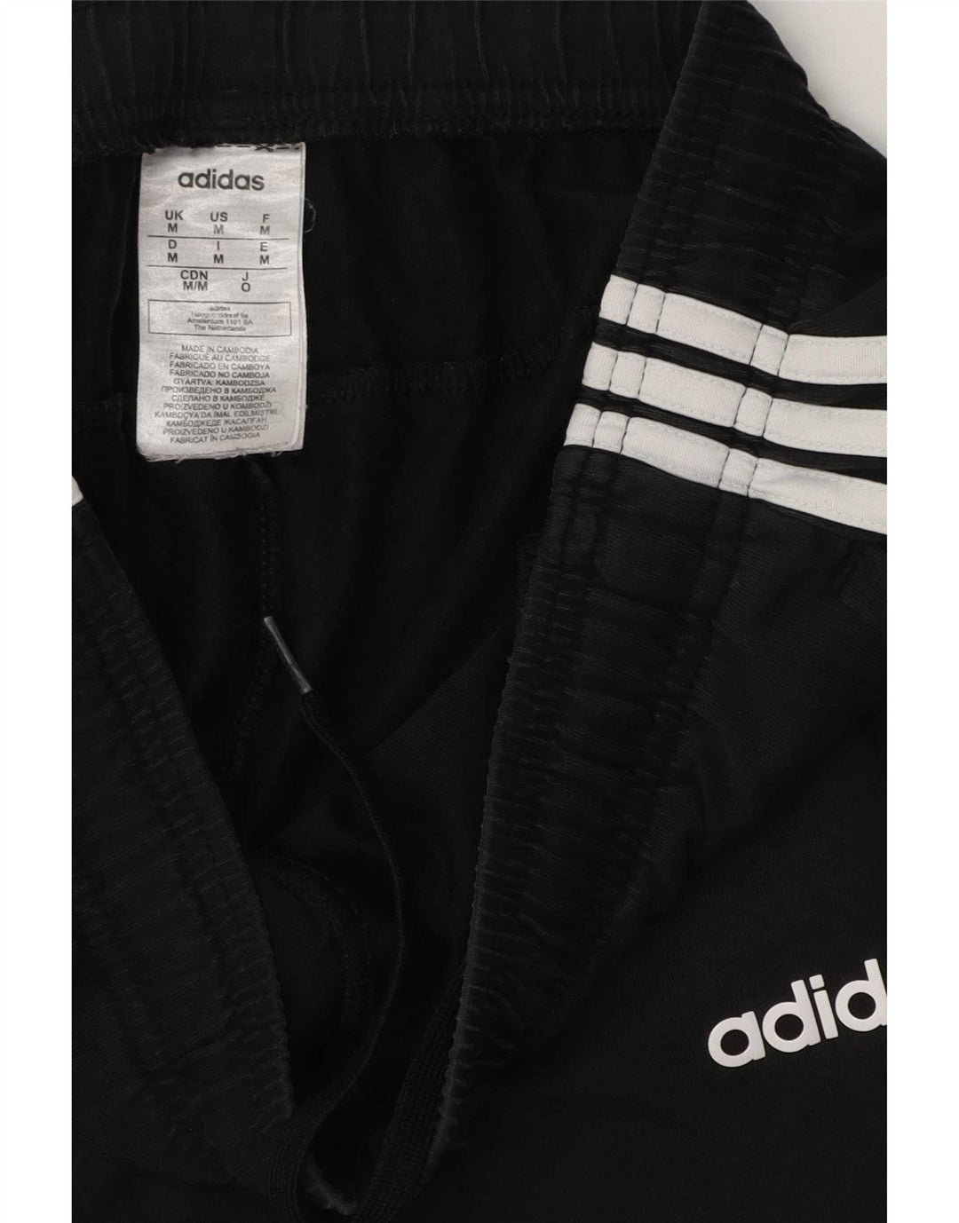 Adidas Herre træningsdragt Bukser Medium Sort Bomuld
