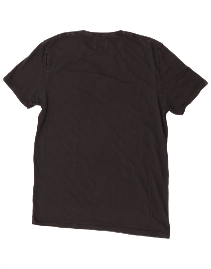 Levi's Dame T-Shirt Top UK 14 Stor Sort Bomuld