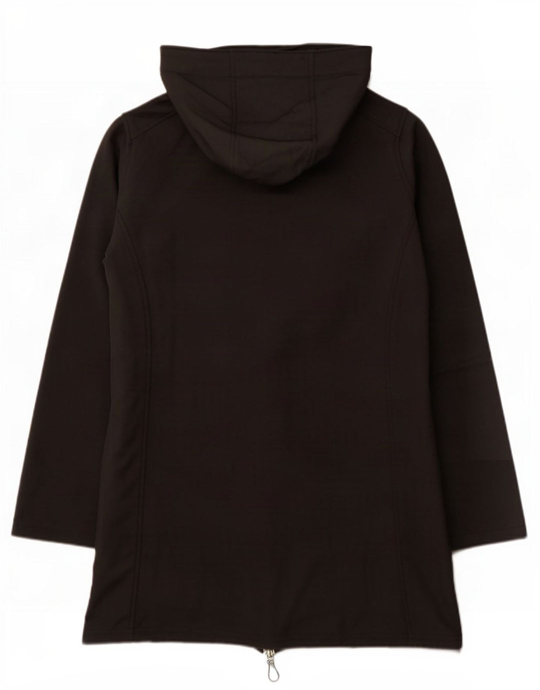 Lotto Dame Hooded Windbreaker Coat UK 16 Large Black Polyester