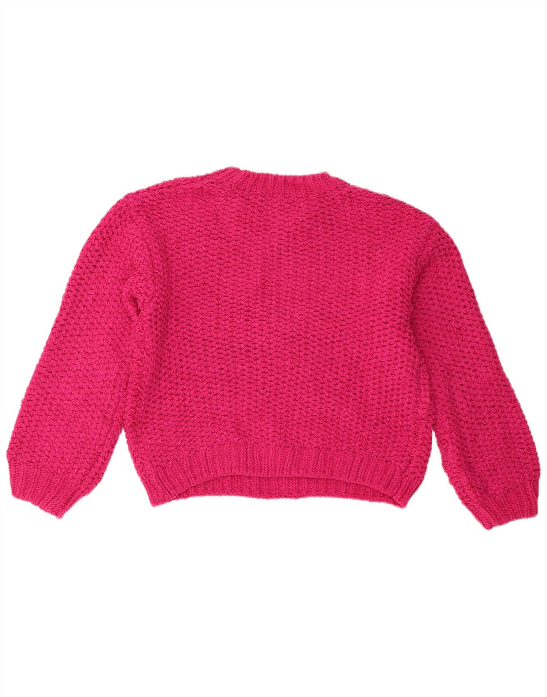Zara piger med rund hals sweater 13-14 år Pink Polyester