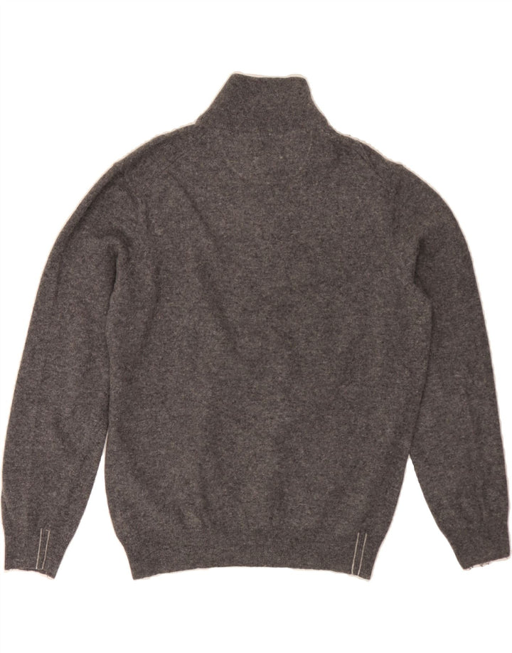 MARLBORO CLASSICS Womens Zip Neck Jumper Sweater UK 18 XL Grey Vintage Marlboro Classics and Second-Hand Marlboro Classics from Messina Hembry 