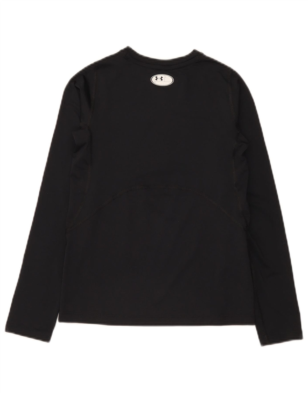 Under Armour Boys Heat Gear Top Langærmet 9-10 år Medium Sort