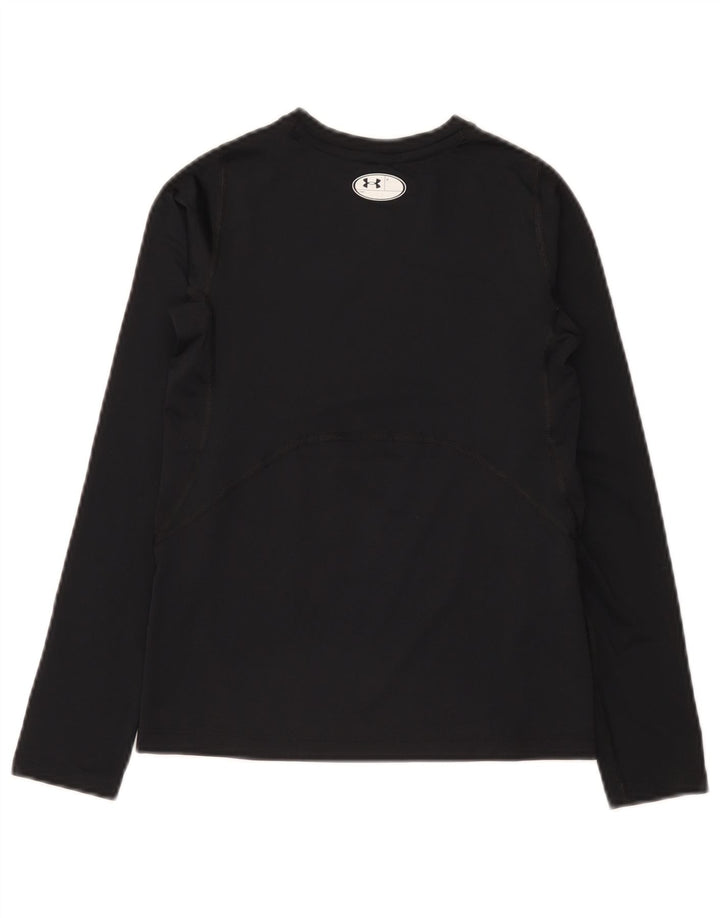 Under Armour Boys Heat Gear Top Langærmet 9-10 år Medium Sort