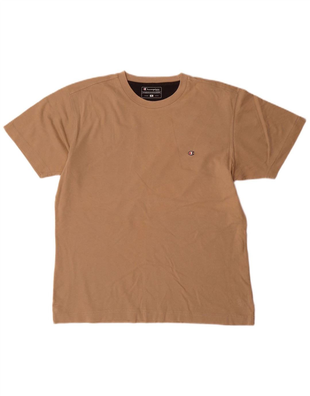 CHAMPION Herre T-Shirt Top Medium Beige Bomuld