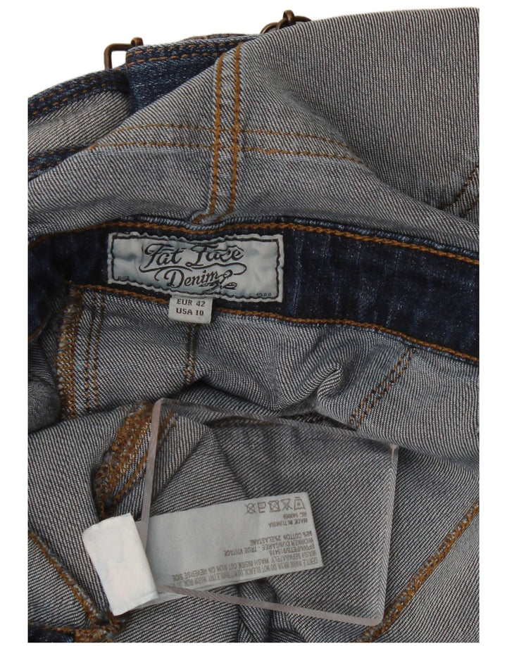 FAT FACE Damebukser tilspidsede jeans UK 14 Large W34 L29 Blå Bomuld