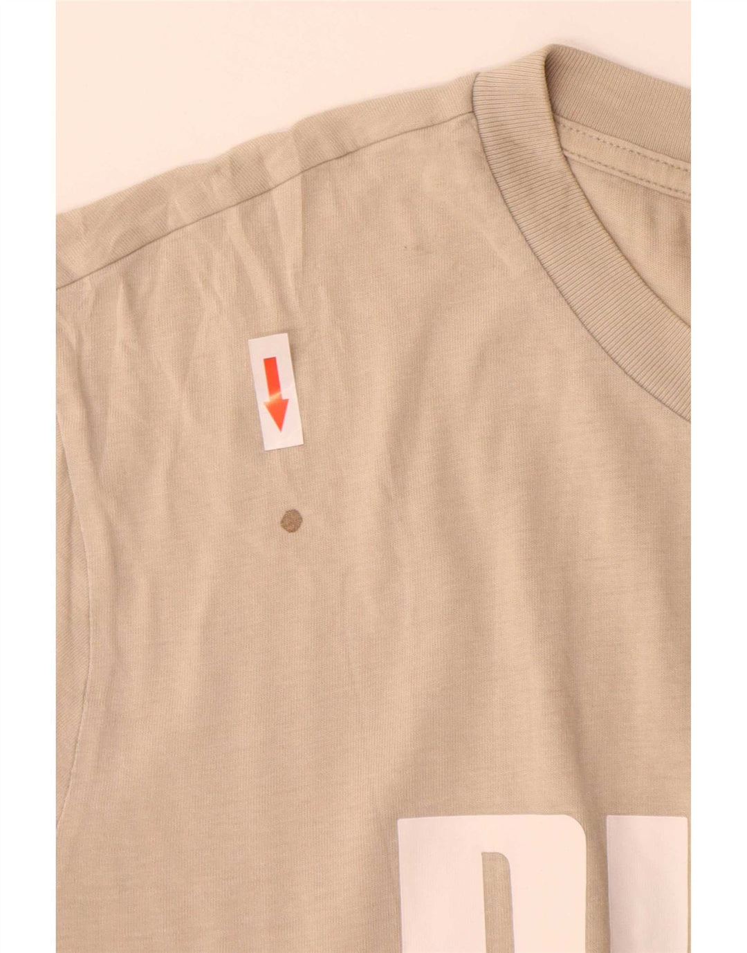 Puma Herre Grafisk T-Shirt Top XL Beige