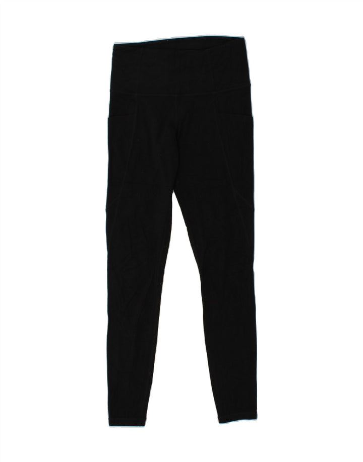 ATHLETA Womens Leggings UK 4 XS Black Nylon Vintage Athleta and Second-Hand Athleta from Messina Hembry 