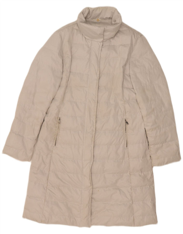 Marella Dame Polstret Frakke UK 12 Medium White Polyester