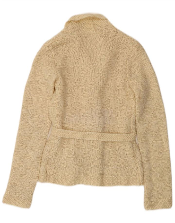 Vintage dame cardigan sweater UK 14 Medium Beige