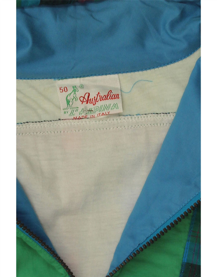 AUSTRALIAN L'ALPINA Herre sweatshirt Jumper IT 50 Medium Green Check
