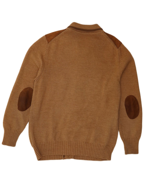 Vintage herre cardigan sweater IT 56 XL Brun