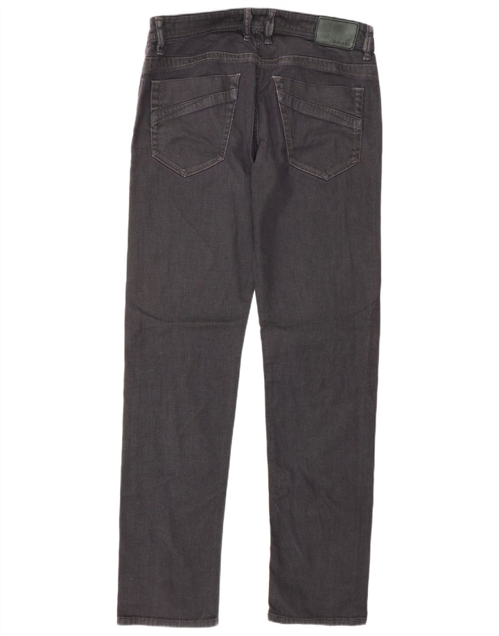 Diesel Herre Bhetto Stretch Straight Jeans W33 L34 Sort Bomuld