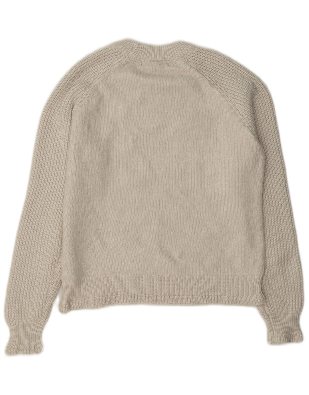 Marks & Spencer Dame Oversized Crew Neck sweater UK 10 Small White