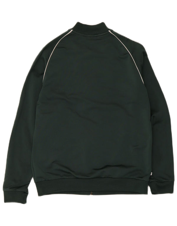Adidas Drenge Træningsdragt Topjakke 11-12 År Grøn Polyester