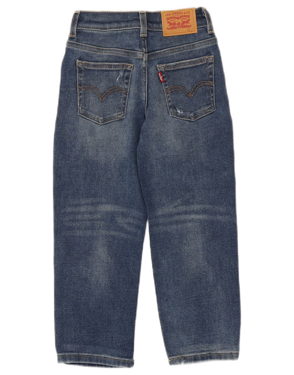 Levi's Girls Loose Fit tilspidsede jeans 5-6 år W22 L19 blå bomuld