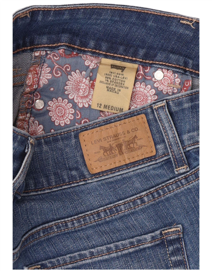 LEVI'S Womens Bootcut Jeans US 12 Large W34 L31 Blue Cotton