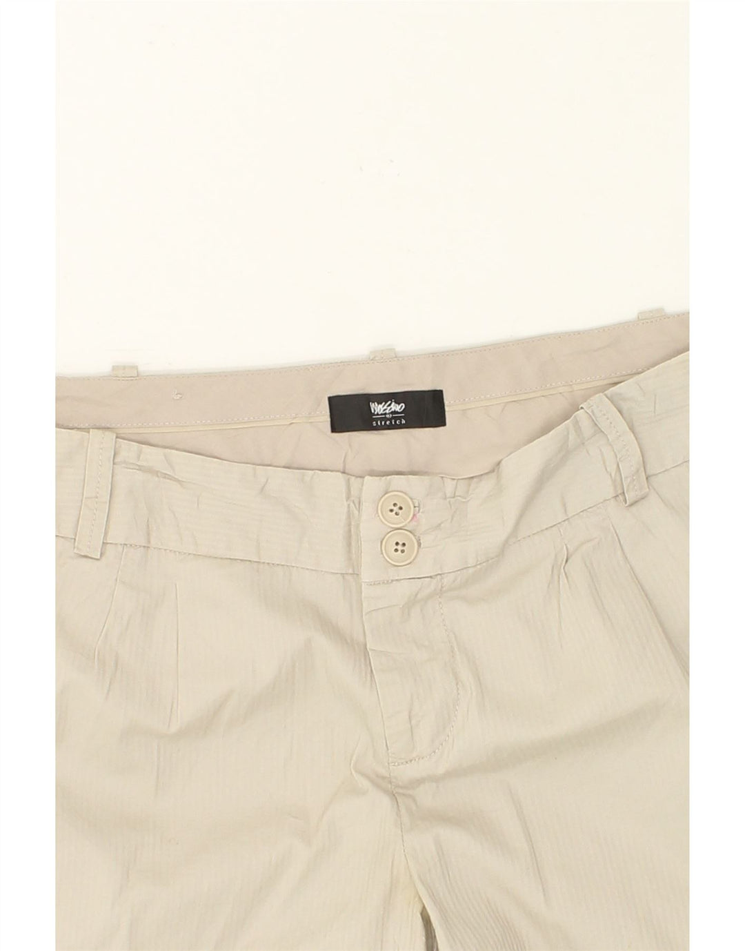 MOSSIMO Womens Stretch Chino Shorts US 14 XL W36 Beige Vintage Mossimo and Second-Hand Mossimo from Messina Hembry 