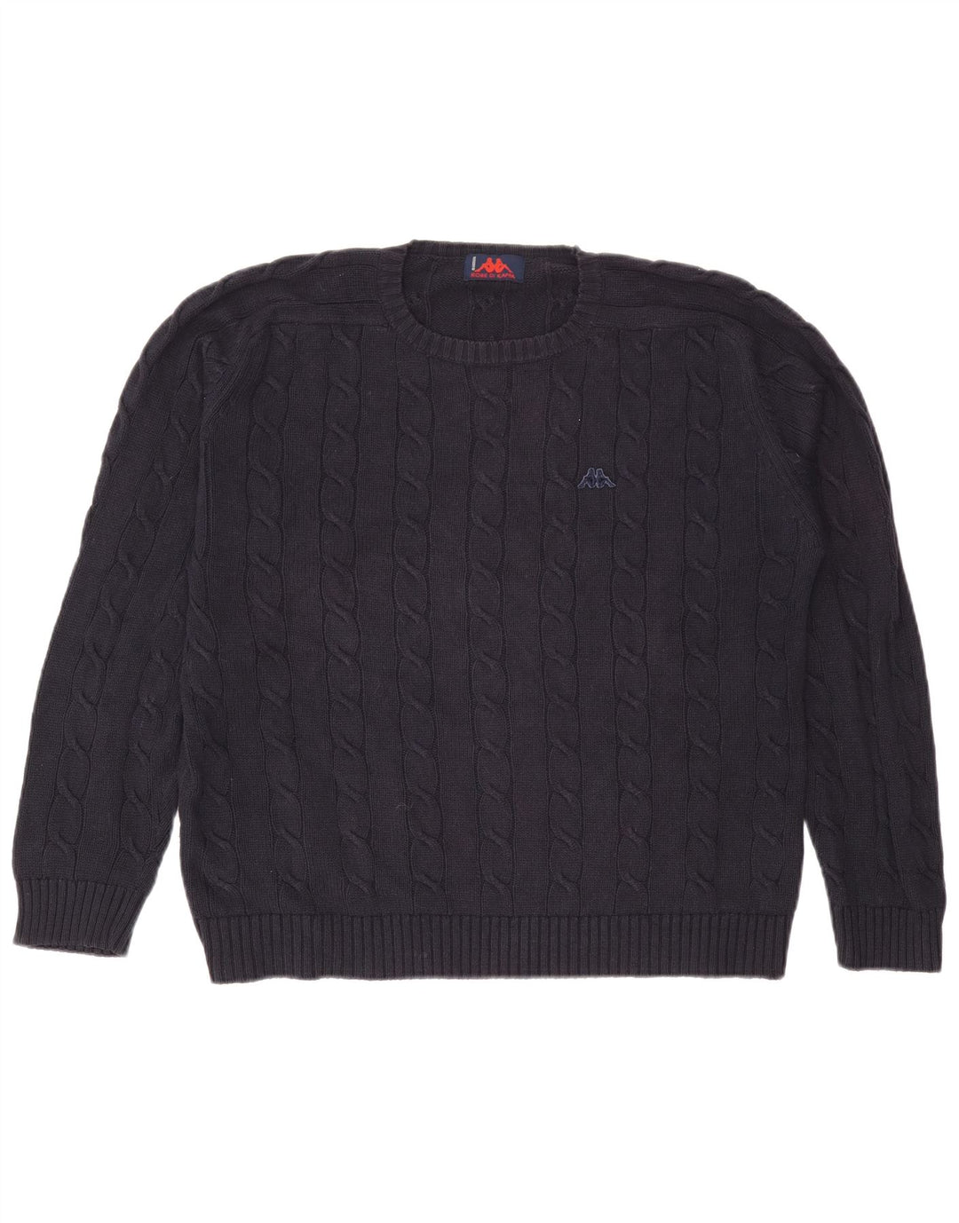 Kappa herre rund hals sweater medium marineblå bomuld