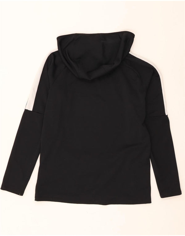 Nike Herre Dri Fit Hættetop Langærmet Medium Sort Colourblock Polyester