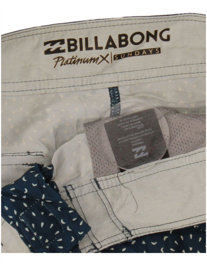 BILLABONG Badeshorts til mænd Medium marineblå plettet polyester