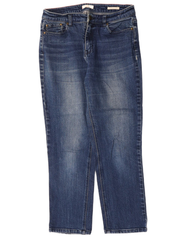 Joules Lige Jeans til kvinder UK 12 Medium W32 L26 Blå Bomuld