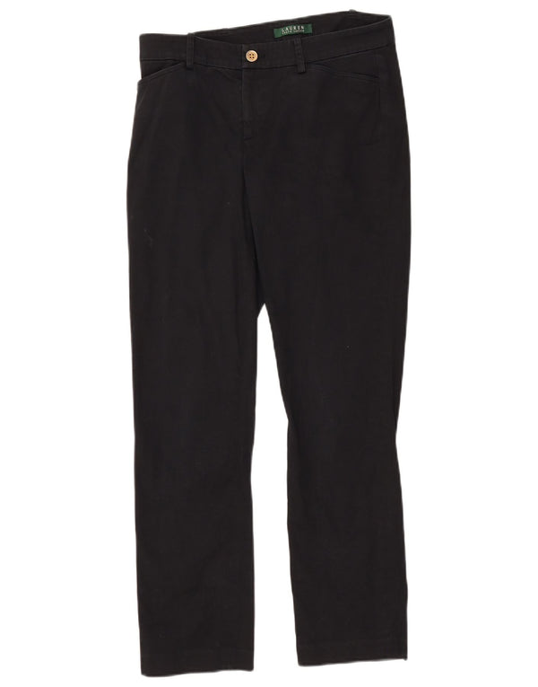 Ralph Lauren Lige Casual Bukser til kvinder US 4 Small W27 L28 Sort