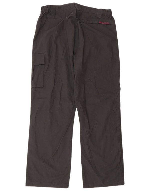 Mountain Warehouse Womens Straight Cargo Trousers UK 14 Large W34 L28 Black