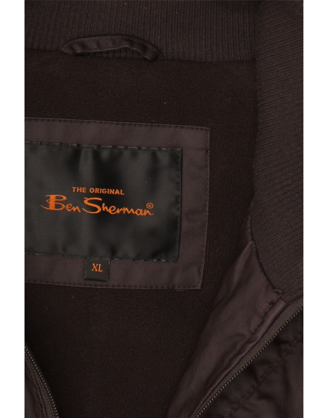BEN SHERMAN Mens Bomber Jacket UK 42 XL Brown Cotton Vintage Ben Sherman and Second-Hand Ben Sherman from Messina Hembry 