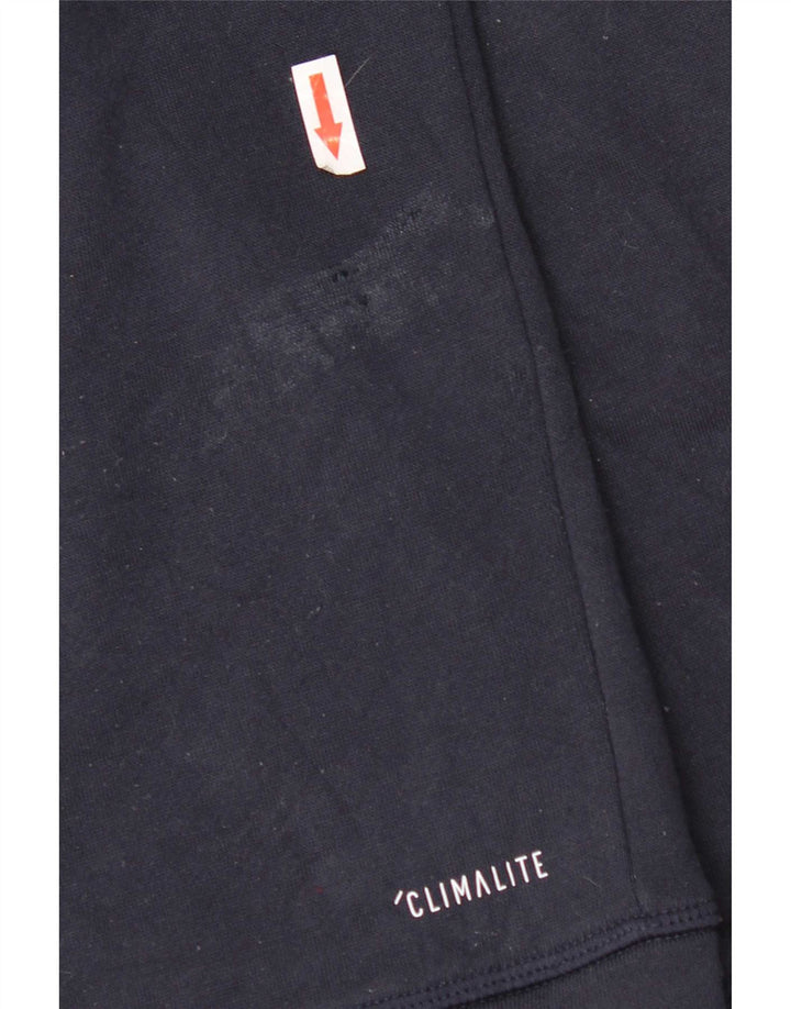 Adidas Climalite hættetrøje med lynlås til mænd mellem marineblå polyester