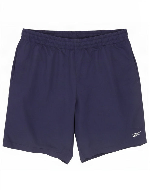 Reebok Sportshorts til mænd mellem marineblå polyamid