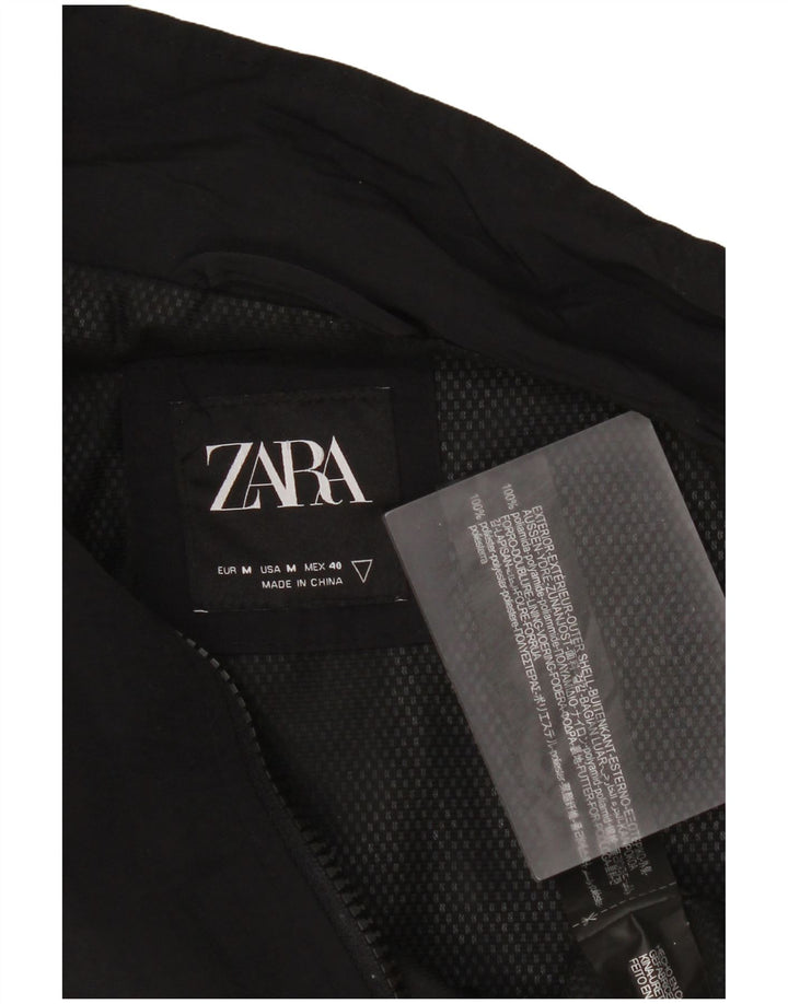 Zara Bomberjakke til mænd UK 38 Medium Sort Polyamid