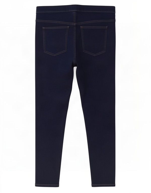 Marks & Spencer Dame Crop Jegging Jeans UK 20 2XL W38 L25 Navy Blue